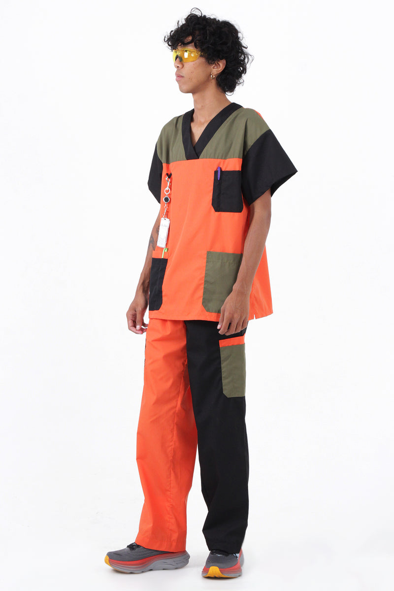 SCRUBS PANTS - PINDAN BLOCKS