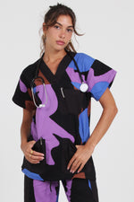 SCRUBS TOP - HIGH TIDE