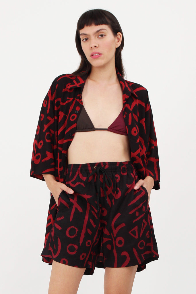 CRUISE SHORTS - POISON BERRY