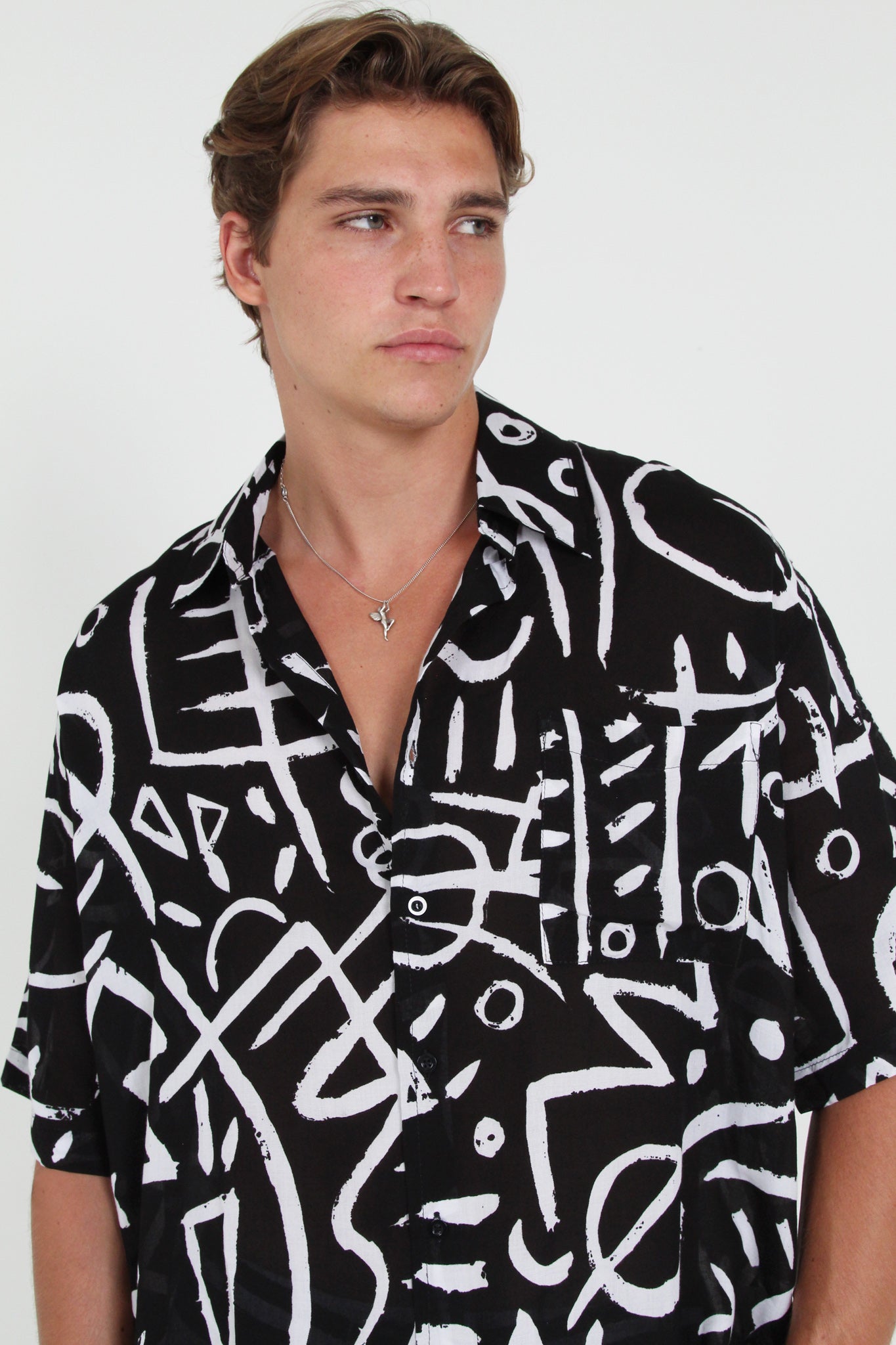【Paragraph】23SS★ Cruise print short sleeve No.77 CRUISE SHIRT - VERSE 2 – Hickey Hardware