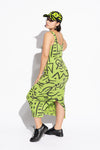 SLINK DRESS - VERSE 2 LIME