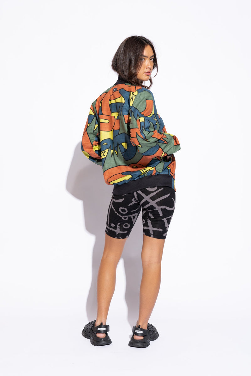 BOMBER JACKET - CAMO SNAKES